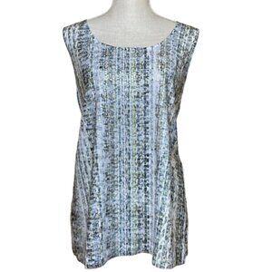 CHICO'S Saharan Weave Sequin Tank Top - Size XL